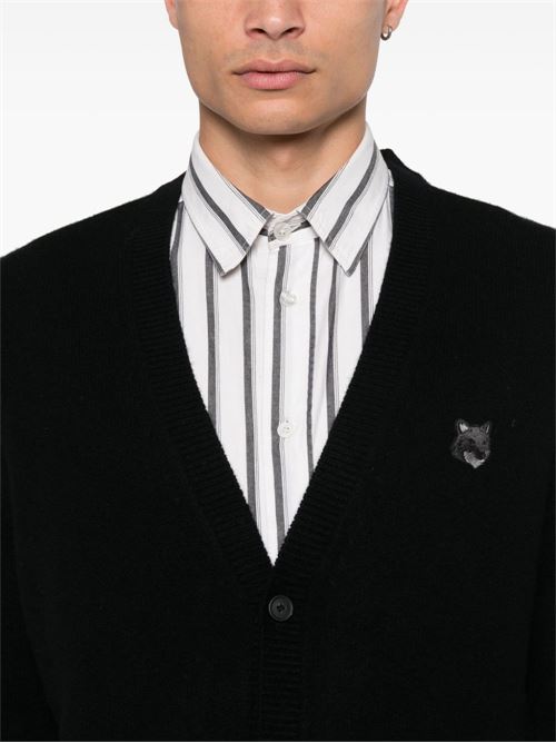 Cardigan Bold Fox Head a coste MAISON KITSUNE' | NM00506KT1006P199